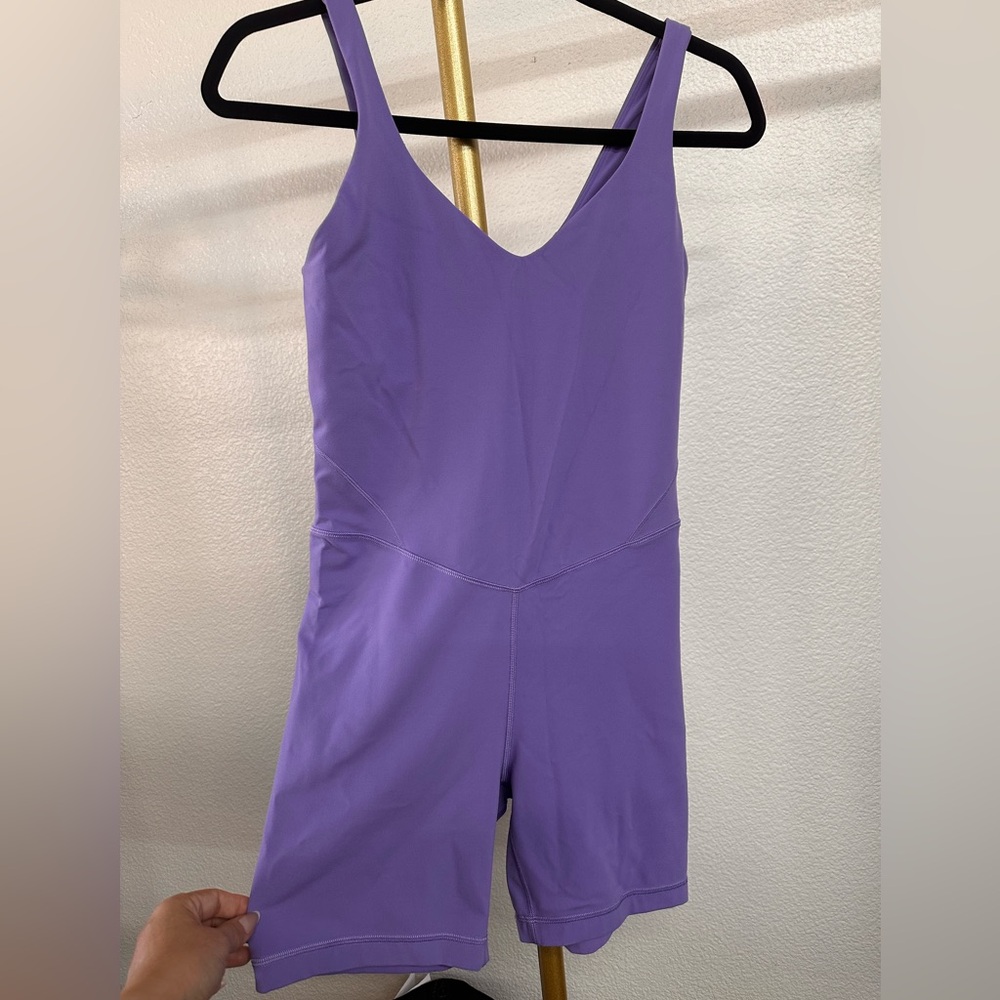 Lululemon Purple align bodysuit Sz 8